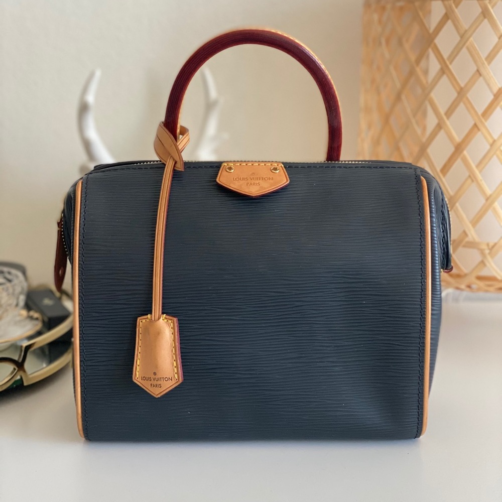 Louis Vuitton Epi Doc Bag PM Black Crossbody